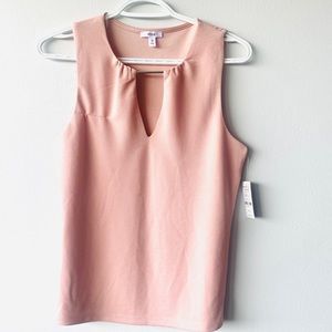 NWT pink tank top, dressy shirt